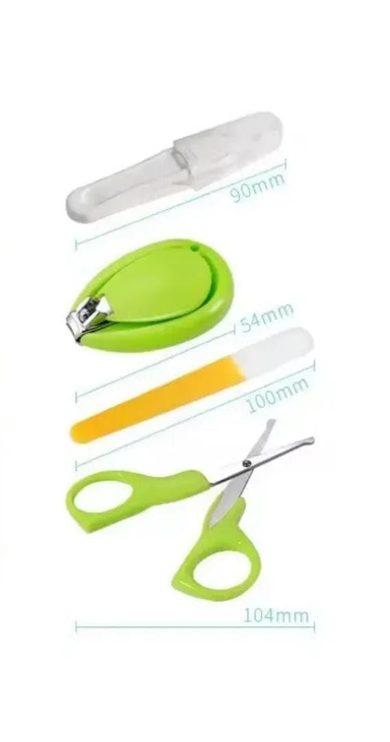 Baby Nail Cutter Set 4-in-1 – Safe Infant Nail Care Kit with Travel Case | Easy & Portable