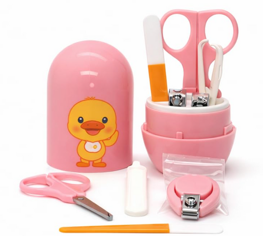 Baby Nail Cutter Set 4-in-1 – Safe Infant Nail Care Kit with Travel Case | Easy & Portable