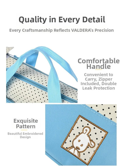 5 Pcs Baby Diaper Bag Set – Waterproof Organizer Bags | Travel-Friendly