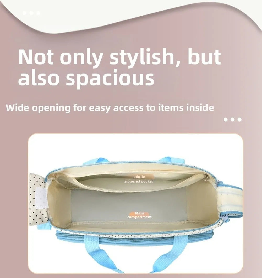 5 Pcs Baby Diaper Bag Set – Waterproof Organizer Bags | Travel-Friendly