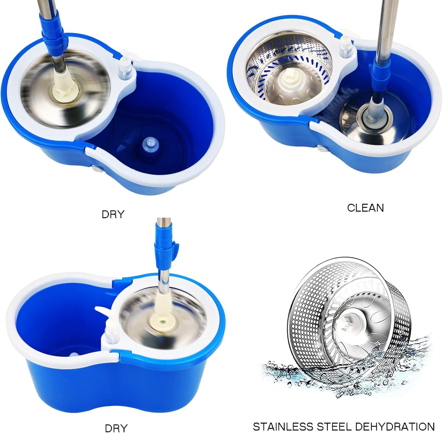 Lightweight Spin Mop Bucket for Home Pakistan