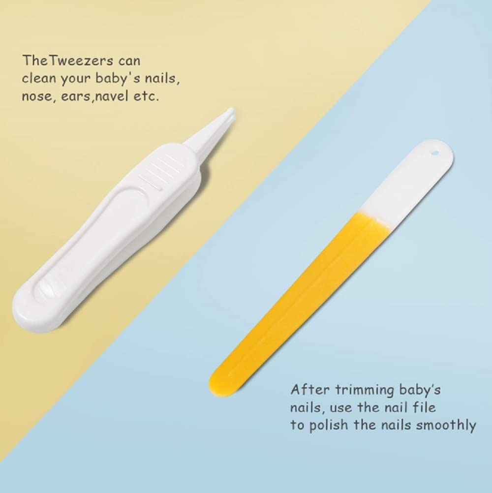 Baby Nail Cutter Set 4-in-1 – Safe Infant Nail Care Kit with Travel Case | Easy & Portable