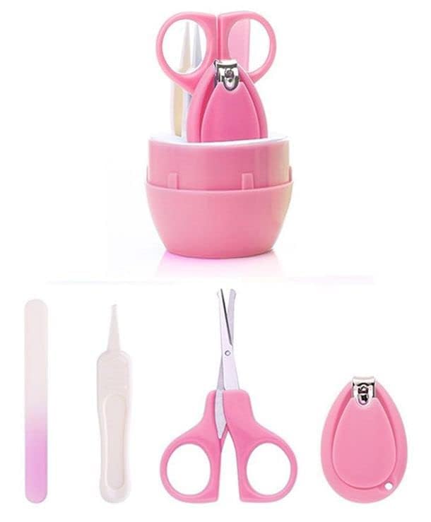 Baby Nail Cutter Set 4-in-1 – Safe Infant Nail Care Kit with Travel Case | Easy & Portable