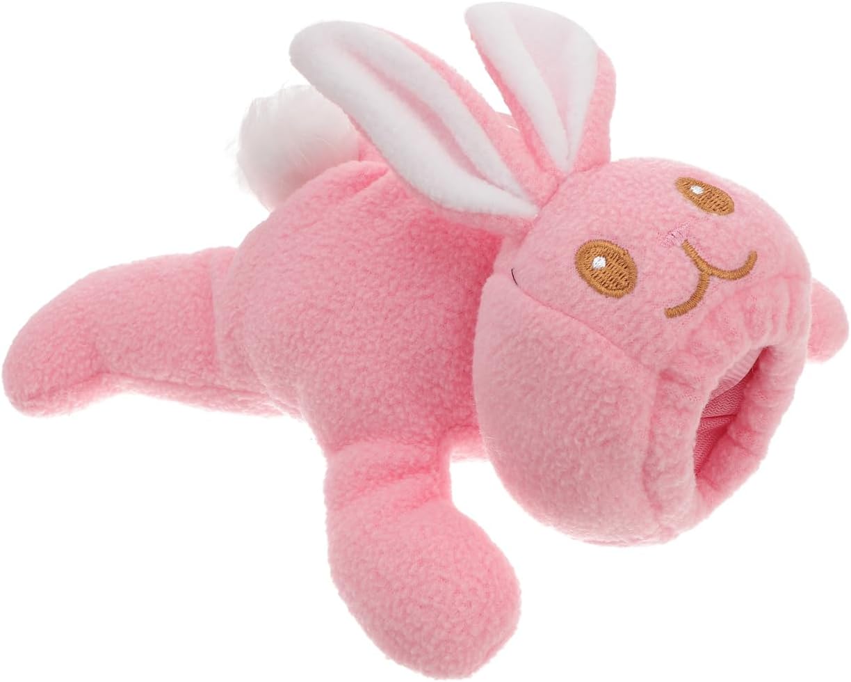 Baby Feeding Bottle Cover – Soft Plush Insulated Milk Bottle Protector | Fits Most Bottles – Pink