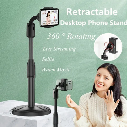 360° Heavy Duty Phone Stand – Strong Grip Adjustable Mobile Holder | Universal Smartphone Mount