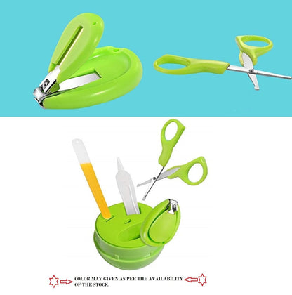 Baby Nail Cutter Set 4-in-1 – Safe Infant Nail Care Kit with Travel Case | Easy & Portable