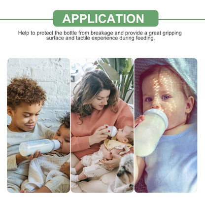 Baby Feeding Bottle Cover – Soft Plush Insulated Milk Bottle Protector | Fits Most Bottles – Blue