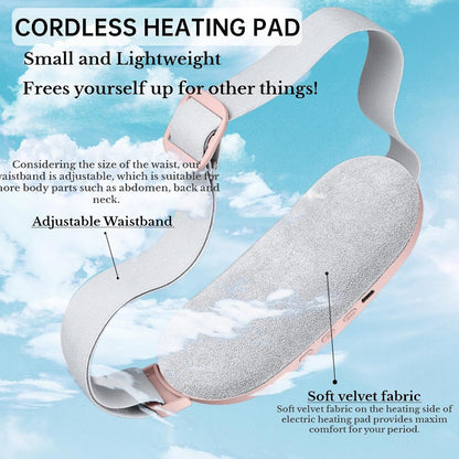 Period Pain Relief Heating Pad – Electric Menstrual Belt | Adjustable & Comfortable Fit