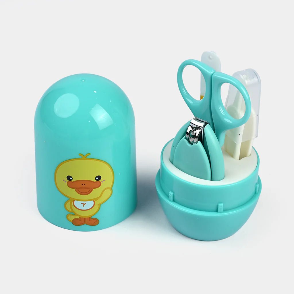 Baby Nail Cutter Set 4-in-1 for Newborns – Safe Infant Nail Care Kit with Travel Case (Sky Blue)
