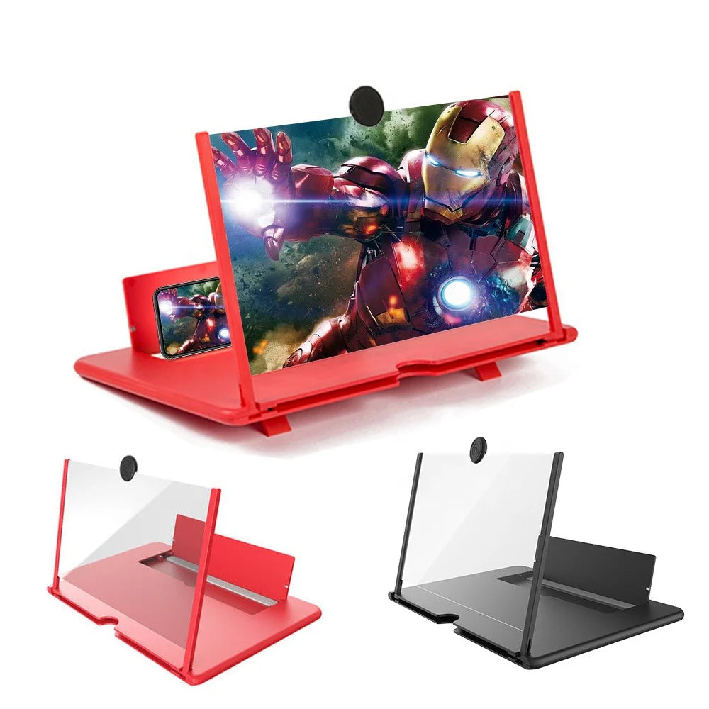 9 Inch 3D HD Mobile Screen Magnifier – Foldable Phone Video Amplifier | Eye-Friendly & Eye Protection