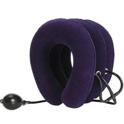 Inflatable Cervical Neck Traction – Adjustable Spine Support Pillow | Pain Relief & Relaxation