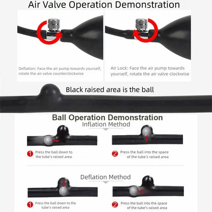 Inflatable Cervical Neck Traction – Adjustable Spine Support Pillow | Pain Relief & Relaxation