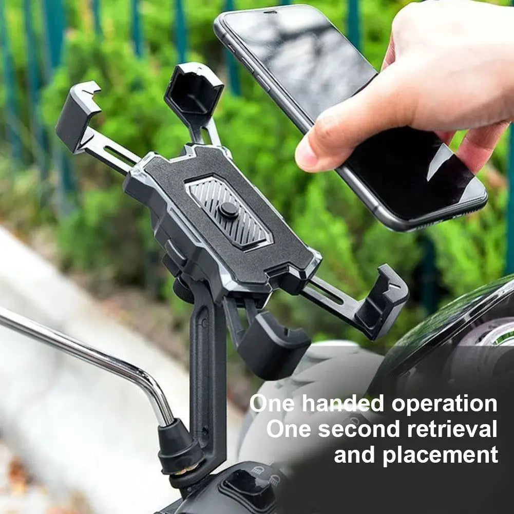 360° Motorcycle Phone Holder – Rotatable Bike & Electric Bike Mount | Universal Smartphone Holder