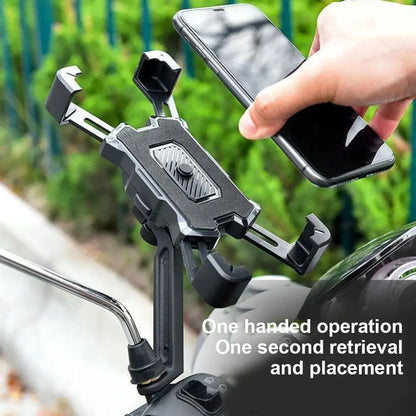 360° Motorcycle Phone Holder – Rotatable Bike & Electric Bike Mount | Universal Smartphone Holder