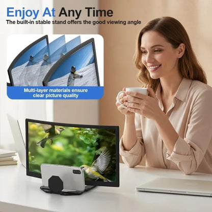 Mobile Screen Magnifier – 12 Inch 3D HD Foldable Phone Amplifier | Eye Protection