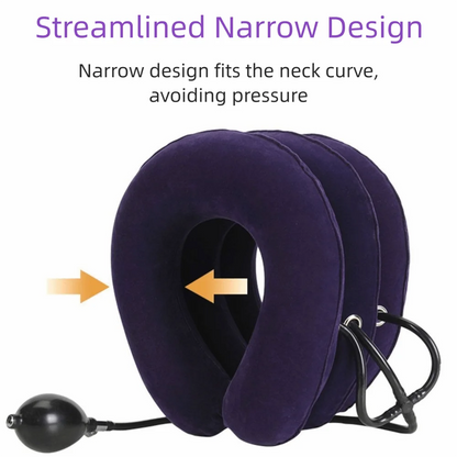 Inflatable Cervical Neck Traction – Adjustable Spine Support Pillow | Pain Relief & Relaxation