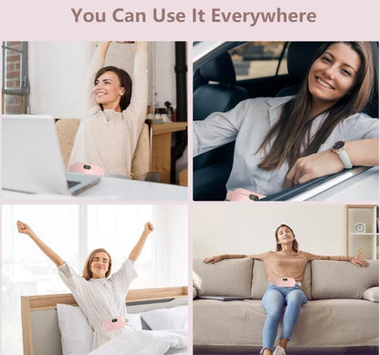 Period Pain Relief Heating Pad – Electric Menstrual Belt | Adjustable & Comfortable Fit