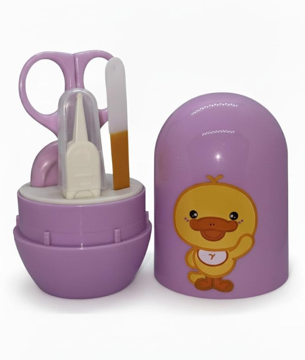 Baby Nail Cutter Set 4-in-1 – Safe Infant Nail Care Kit with Travel Case | Easy & Portable