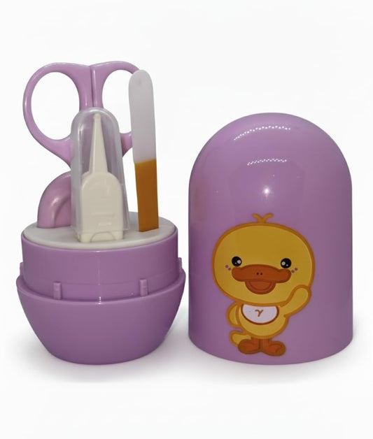 Baby Nail Cutter Set 4-in-1 – Safe Infant Nail Care Kit with Travel Case | Easy & Portable