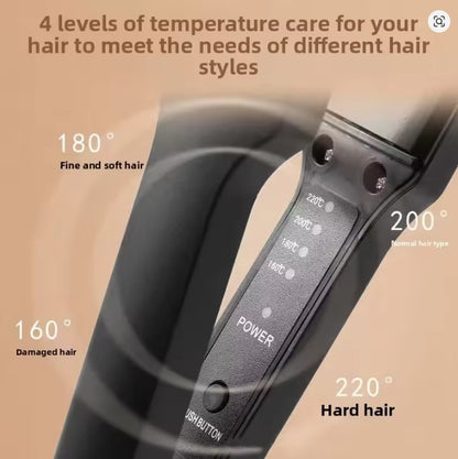 Kemei KM-329 Hair Straightener – Ceramic Fast Heating Flat Iron for Smooth & Silky Hair