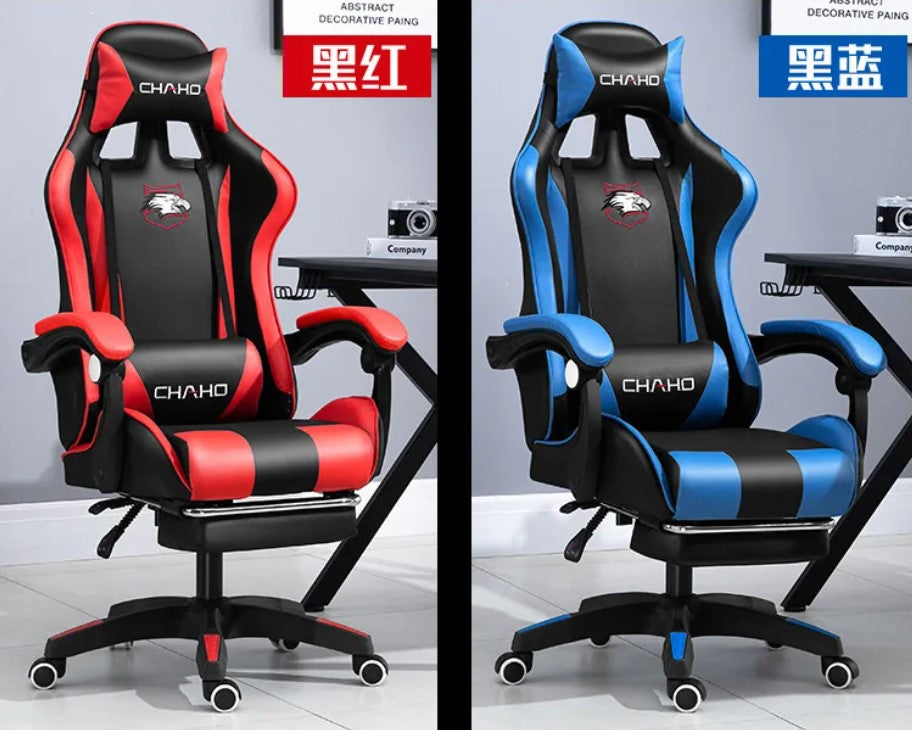 Gaming Chair – Ergonomic Racing Style Computer Chair with Footrest | Adjustable & Multicolor