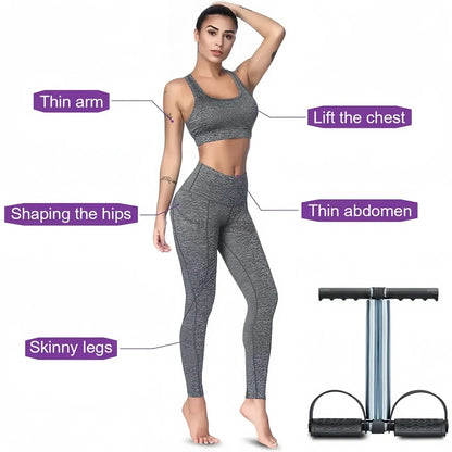 Double Spring Tummy Trimmer – Abdominal Sit-Up Foot Pedal Exerciser | Home Workout