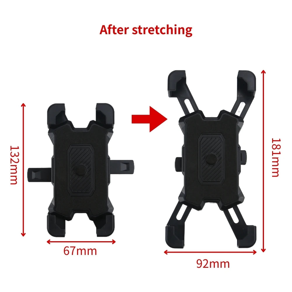 360° Motorcycle Phone Holder – Rotatable Bike & Electric Bike Mount | Universal Smartphone Holder