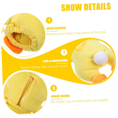 baby feeding bottle cover yellow soft plush insulated Pakistan