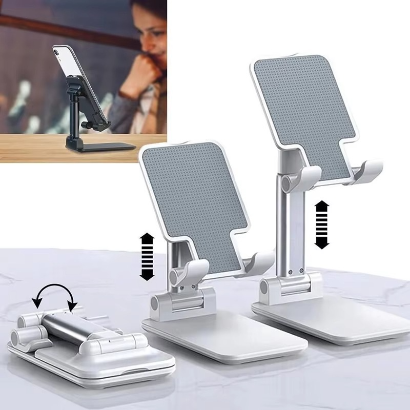 Adjustable Phone & Tablet Stand – Premium Foldable Desktop Holder | Hands-Free Viewing