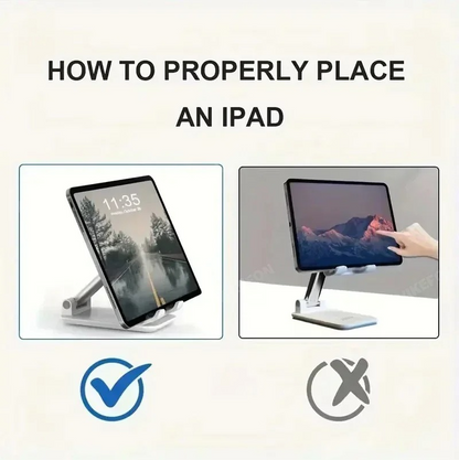 Adjustable Phone & Tablet Stand – Premium Foldable Desktop Holder | Hands-Free Viewing