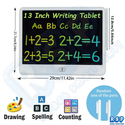 LCD Writing Tablet for Kids – Erasable Drawing Pad with One-Click Erase | 6.5 / 8 / 10 Inch