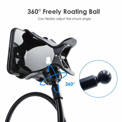 360° Phone Holder – Flexible Lazy Bracket Stand | Hands-Free Bed & Desk Viewing