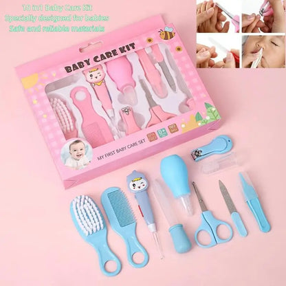 Baby Grooming Kit – 10 Pcs Infant Nail Clipper Set | Safe & Complete