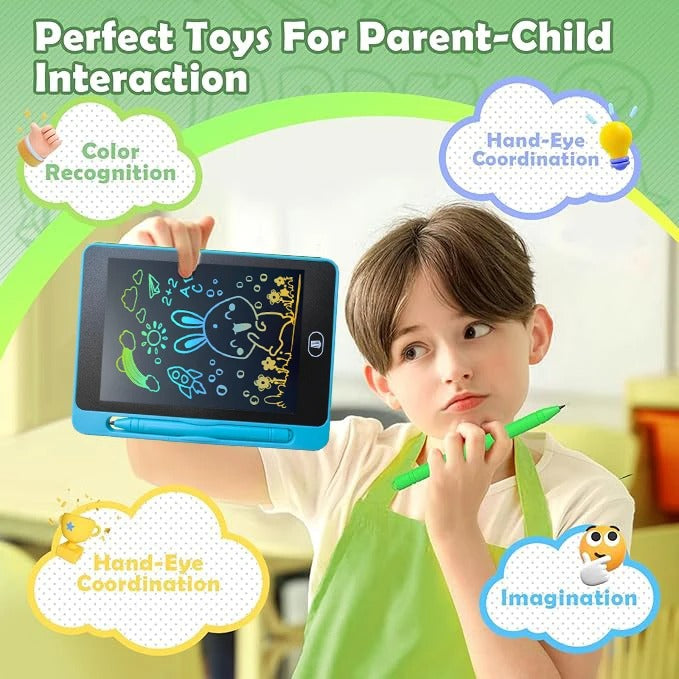 LCD Writing Tablet for Kids – Erasable Drawing Pad with One-Click Erase | 6.5 / 8 / 10 Inch