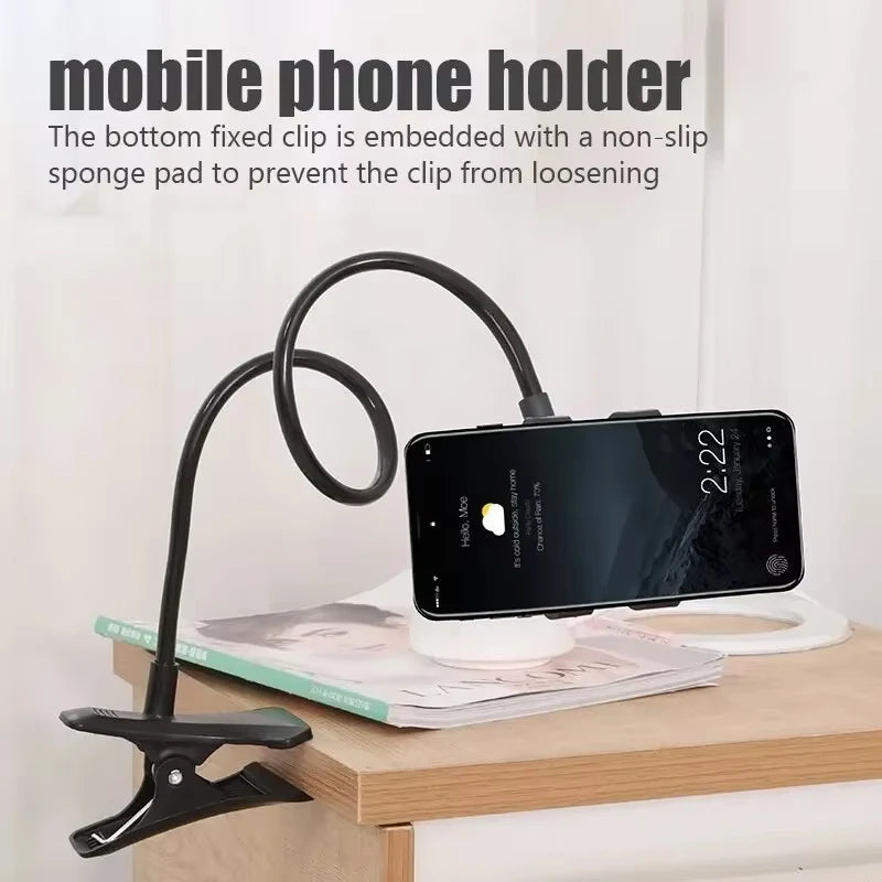 360° Phone Holder – Flexible Lazy Bracket Stand | Hands-Free Bed & Desk Viewing