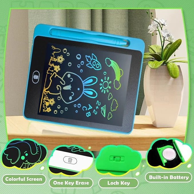 LCD Writing Tablet for Kids – Erasable Drawing Pad with One-Click Erase | 6.5 / 8 / 10 Inch