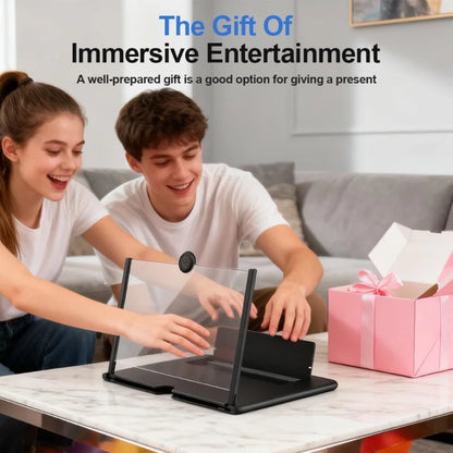 9 Inch 3D HD Mobile Screen Magnifier – Foldable Phone Video Amplifier | Eye-Friendly & Eye Protection