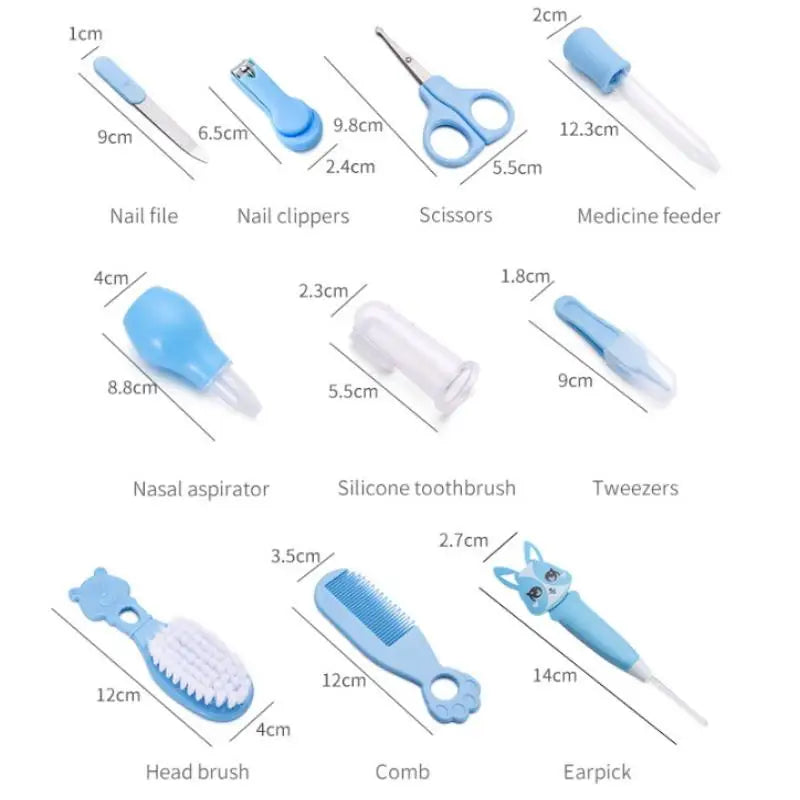 Baby Grooming Kit – 10 Pcs Infant Nail Clipper Set | Safe & Complete