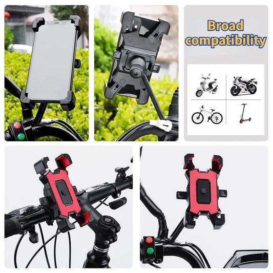 360° Motorcycle Phone Holder – Rotatable Bike & Electric Bike Mount | Universal Smartphone Holder