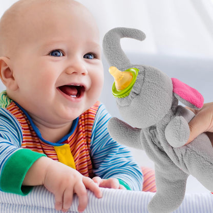 Baby Feeding Bottle Cover – Soft Plush Insulated Milk Bottle Protector | Fits Most Bottles – Grey