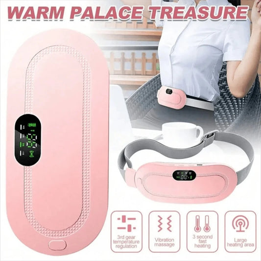 Period Pain Relief Heating Pad – Electric Menstrual Belt | Adjustable & Comfortable Fit