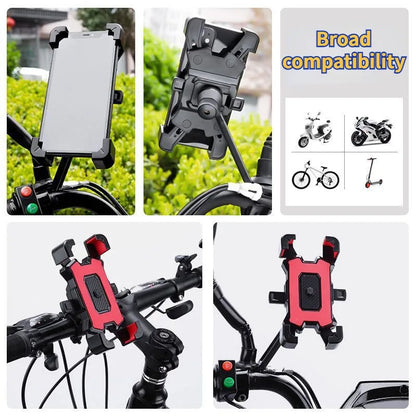 360° Motorcycle Phone Holder – Rotatable Bike & Electric Bike Mount | Universal Smartphone Holder