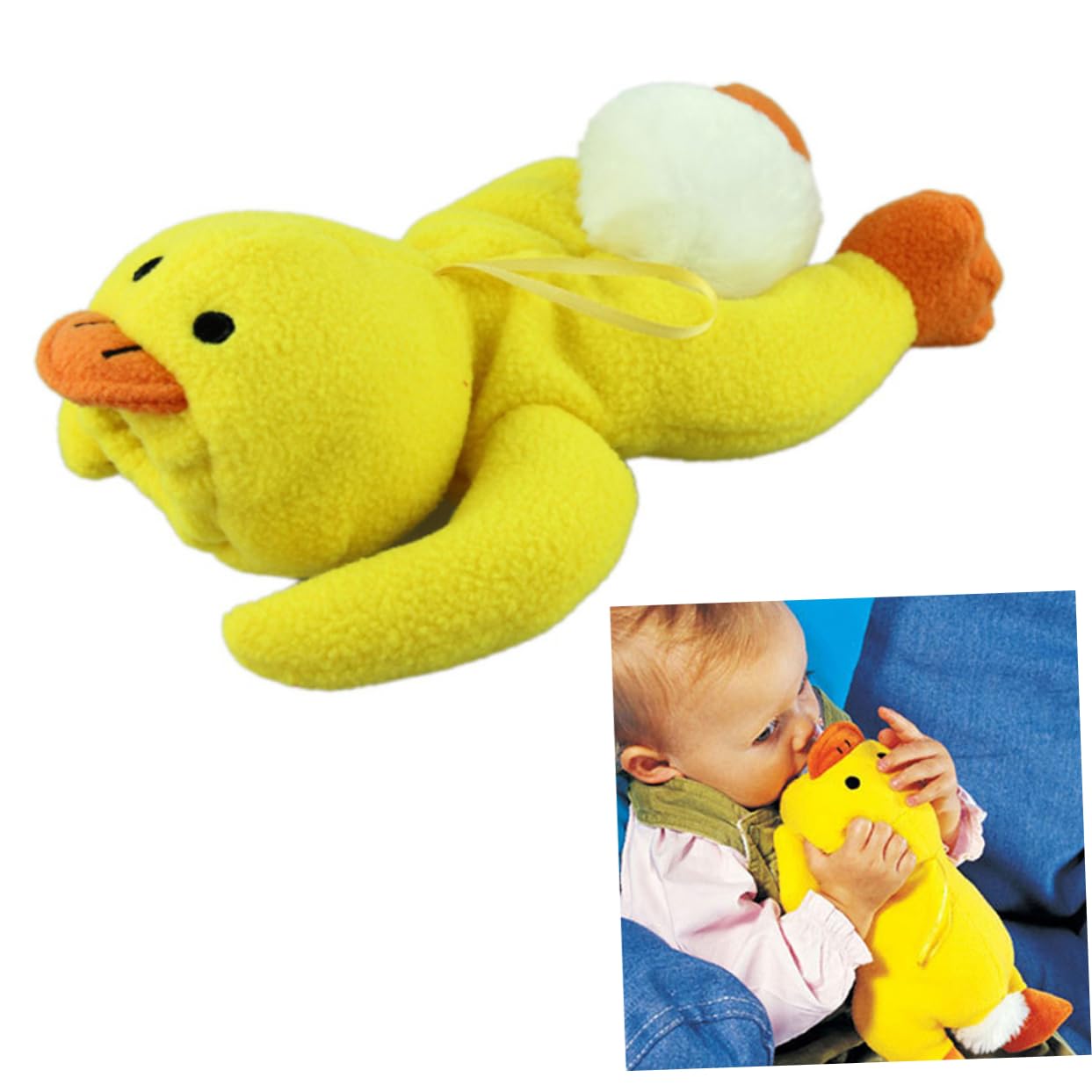 Baby Feeding Bottle Cover Premium Soft Plush Protector by Shopping Door Pakistan – Insulation and Anti-Slip Grip Demonstration