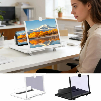 9 Inch 3D HD Mobile Screen Magnifier – Foldable Phone Video Amplifier | Eye-Friendly & Eye Protection