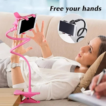 360° Phone Holder – Flexible Lazy Bracket Stand | Hands-Free Bed & Desk Viewing