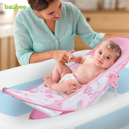 Baby Bath Seat – Foldable Adjustable Bath Support Chair | Newborn & Toddler Safety