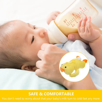 yellow plush baby bottle cover insulated and anti-slip Pakistan